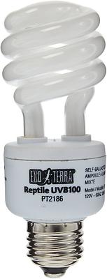 Show full view: Exo Terra Tropical UVB 100 Reptile Bulb, 13-w slide 7 of 8