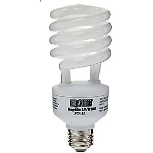 Exo Terra Tropical UVB 100 Reptile Bulb, 26-w