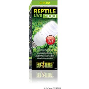 Exo Terra Tropical UVB 100 Reptile Bulb, 26-w