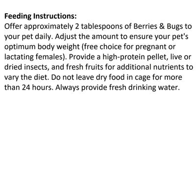 Show full view: Exotic Nutrition Berries & Bugs Sugar Glider & Hedgehog Food, 1.5-lb bag slide 6 of 7