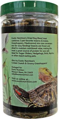 Show full view: Exotic Nutrition Bug Blend Small Animal Treats, 1.71-oz jar slide 2 of 4