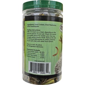 Exotic Nutrition Bug Blend Small Animal Treats, 1.71-oz jar