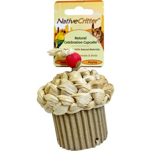 Exotic Nutrition Celebration Cupcake Small Pet Chew Toy