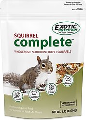 Exotic Nutrition Squirrel Complete Squirrel Food, 1.75-lb bag