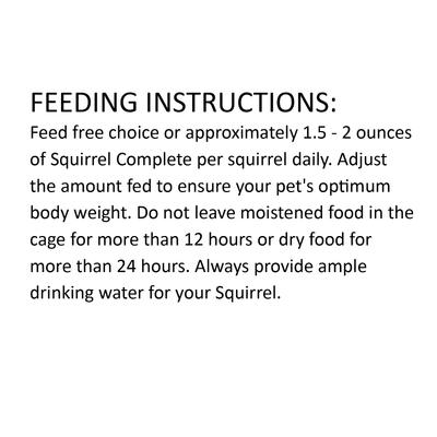 Show full view: Exotic Nutrition Squirrel Complete Squirrel Food, 1.75-lb bag slide 6 of 7