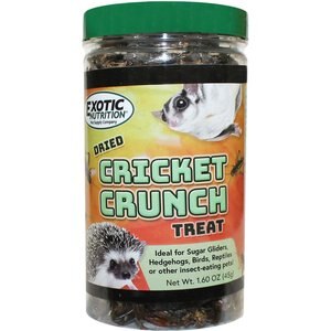 Exotic Nutrition Cricket Crunch Hedgehog Treats, 1.58-oz jar