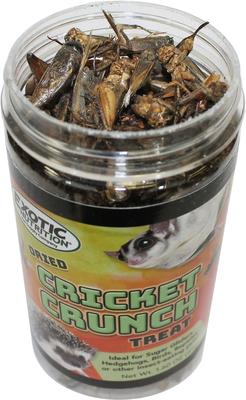 Show full view: Exotic Nutrition Cricket Crunch Hedgehog Treats, 1.58-oz jar slide 2 of 4