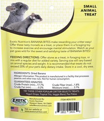Exotic Nutrition Critter Selects Banana Bites Bird & Small Animal Treats, 2.75-oz bag slide 2 of 4