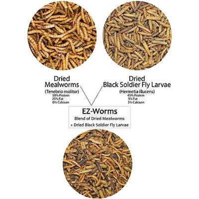 Show full view: Exotic Nutrition Critter Selects EZ-Small Pet Worm Treat, 1.41-oz bag slide 3 of 4