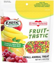 Exotic Nutrition Critter Selects Fruit-Tastic Small Animal Treats, 2-oz bag