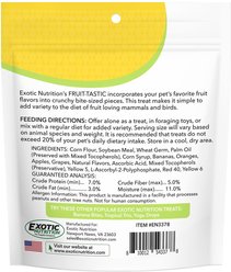 Exotic Nutrition Critter Selects Fruit-Tastic Small Animal Treats, 2-oz bag slide 2 of 6