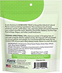 Exotic Nutrition Critter Selects Herbivore Small Animal Treats, 3-oz bag slide 2 of 5