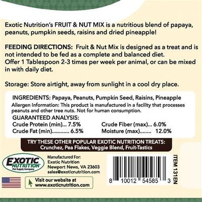 Show full view: Exotic Nutrition Critter Selects Small Pet Fruit & Nut Mix, 3.52-oz bag slide 2 of 7