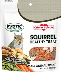 Exotic Nutrition Critter Selects Squirrel Treats, 3-oz bag
