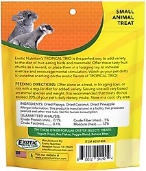 Exotic Nutrition Critter Selects Tropical Trio Small Animal Treats, 4.5-oz bag slide 2 of 8