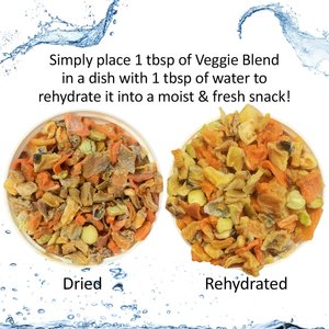 Exotic Nutrition Critter Selects Veggie Blend Small Animal Treats, 3-oz bag