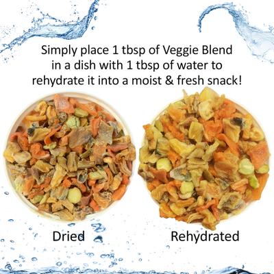 Show full view: Exotic Nutrition Critter Selects Veggie Blend Small Animal Treats, 3-oz bag slide 5 of 6