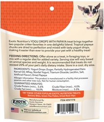 Exotic Nutrition Critter Selects Yogu Drops with Papaya Small Animal Treats, 4.5-oz bag slide 2 of 6