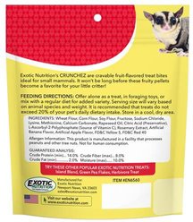 Exotic Nutrition Crunchez Apple & Banana Small Pet Treats, 2.5-oz bag slide 2 of 4