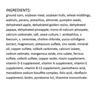 Show full view: Exotic Nutrition Deluxe Diet Squirrel Food, 2-lb bag slide 2 of 7