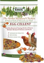 Exotic Nutrition Egg-Cellent Bird Supplement, 2.2-oz bag