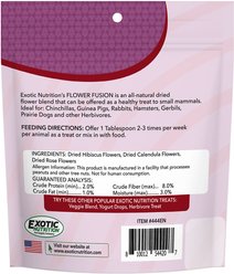 Exotic Nutrition Flower Fusion Small Pet Treats, 0.88-oz bag slide 2 of 5