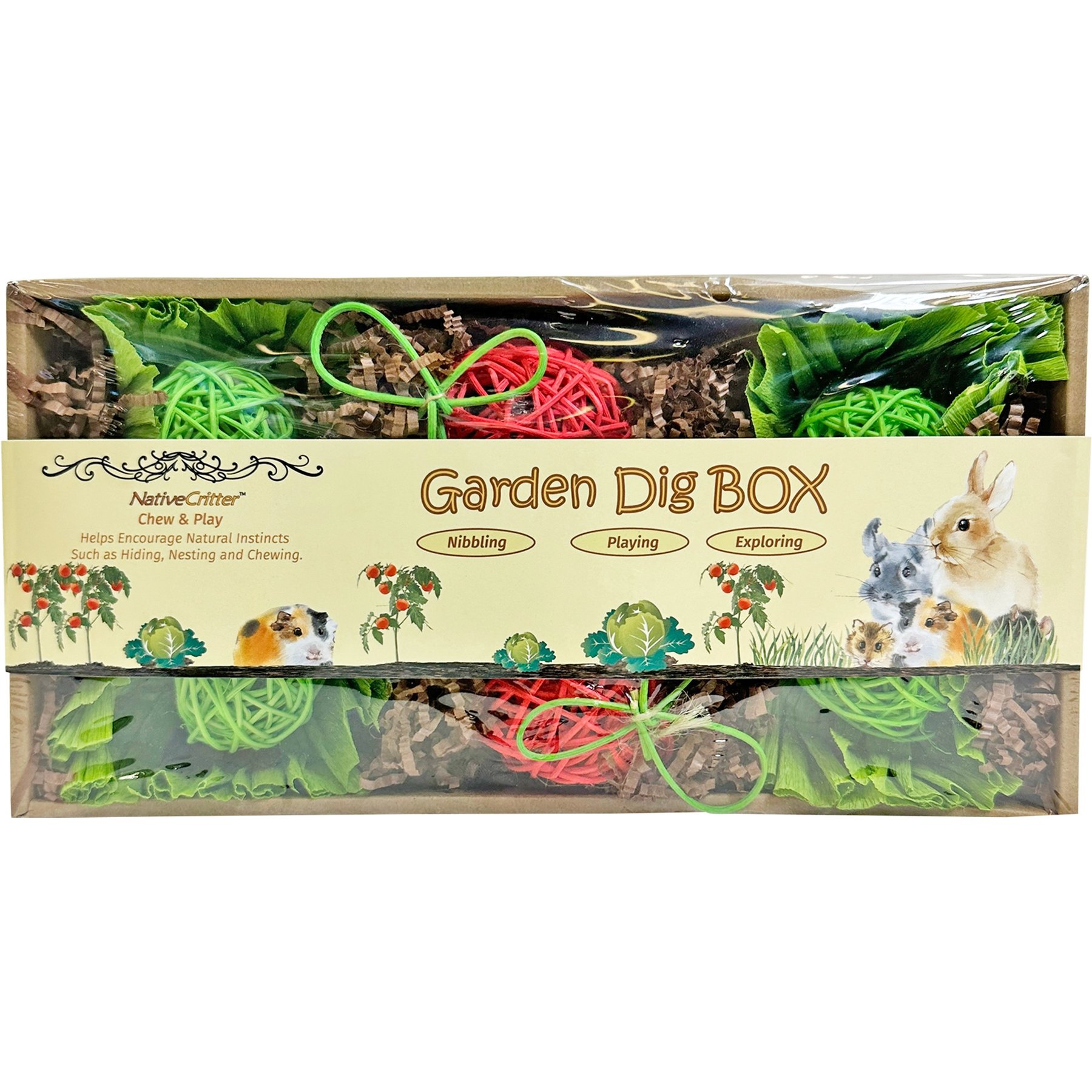 Exotic Nutrition Garden Dig Small Pet Toy