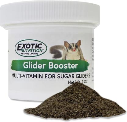 Show full view: Exotic Nutrition Glider Booster Multivitamin Sugar Glider Supplement, 2-oz jar slide 4 of 7