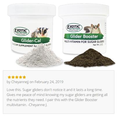 Show full view: Exotic Nutrition Glider Booster Multivitamin Sugar Glider Supplement, 2-oz jar slide 6 of 7