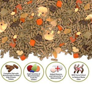 Exotic Nutrition Glider Complete Sugar Glider Food, 2-lb bag