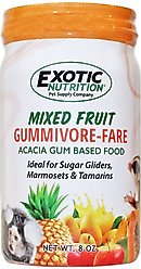 Exotic Nutrition Gummivore-Fare Mixed Fruit Sugar Glider Food, 8-oz jar