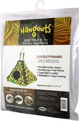 Show full view: Exotic Nutrition Hangouts Pyramid Nest Small Animal Pouch slide 3 of 6