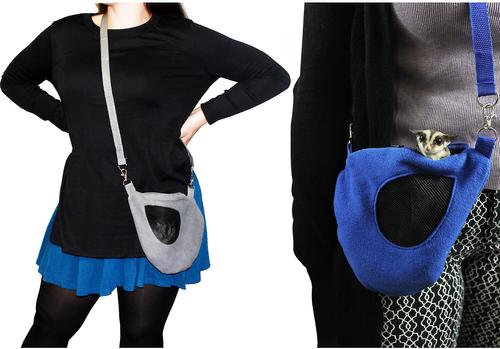 Show full view: Exotic Nutrition Hangouts Teardrop Small Animal Carry Pouch slide 4 of 5