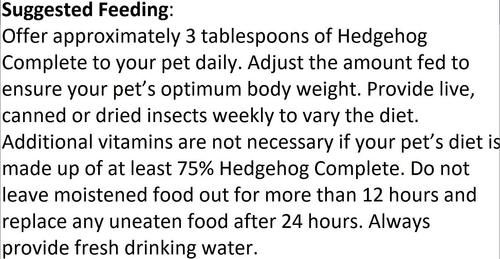 Show full view: Exotic Nutrition Hedgehog Complete Hedgehog Food, 5-lb bag slide 5 of 8