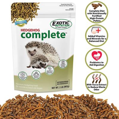 Show full view: Exotic Nutrition Hedgehog Complete Hedgehog Food, 5-lb bag slide 7 of 8
