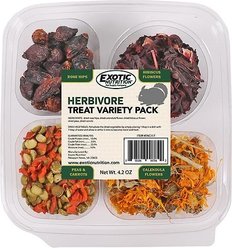 Exotic Nutrition Herbivore Variety Pack Small Pet Treats