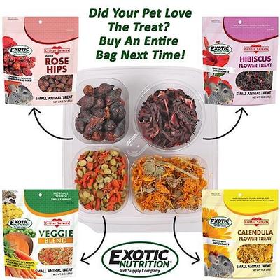 Show full view: Exotic Nutrition Herbivore Variety Pack Small Pet Treats slide 4 of 4