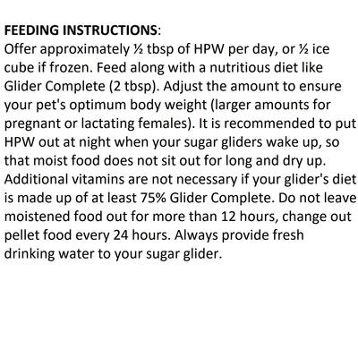 Show full view: Exotic Nutrition HPW Fruit & Veggie Sugar Glider Food, 12-oz jar slide 6 of 7