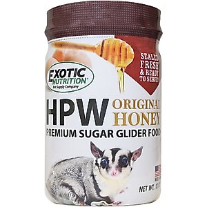 Exotic Nutrition HPW Original Honey Sugar Glider Food, 12-oz jar