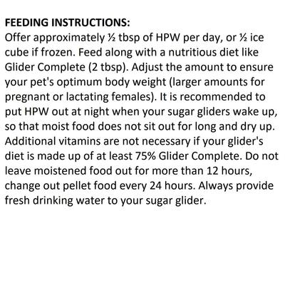 Show full view: Exotic Nutrition HPW Original Honey Sugar Glider Food, 12-oz jar slide 6 of 6