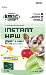 Exotic Nutrition Instant-HPW Honey & Fruit Sugar Glider Food, 8-oz bag