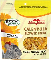 Exotic Nutrition Marigold Calendula Officinalis Flower Small Pet Treats, 1-oz bag