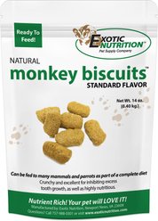 Exotic Nutrition Monkey Biscuits Small Pet Treats, 14-oz bag