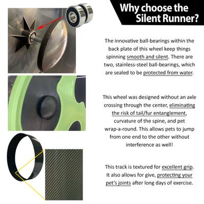 Show full view: Exotic Nutrition Moon Runner Silent Hamster Exercise Wheel slide 2 of 9