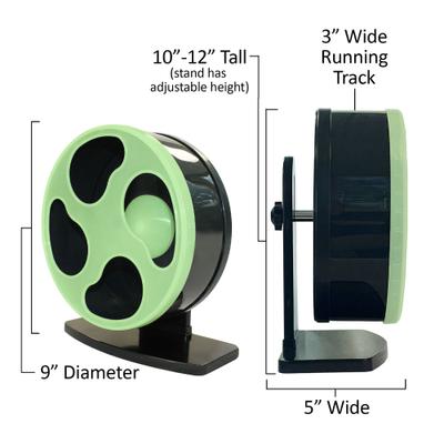 Show full view: Exotic Nutrition Moon Runner Silent Hamster Exercise Wheel slide 3 of 9