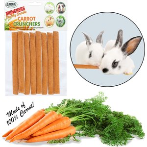 Exotic Nutrition Munchers Carrot Crunchers Small Animal Treat