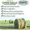 Show in main carousel: Exotic Nutrition Munchers Marigold & Timothy Chew Balls Small Animal Treats, 6 count slide 6 of 6