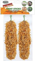 Exotic Nutrition Munchers Sticks with Marigold Small Pet Treats, 2 count
