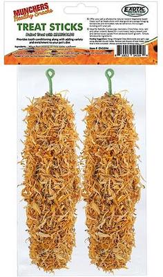 Show full view: Exotic Nutrition Munchers Sticks with Marigold Small Pet Treats, 2 count slide 2 of 7