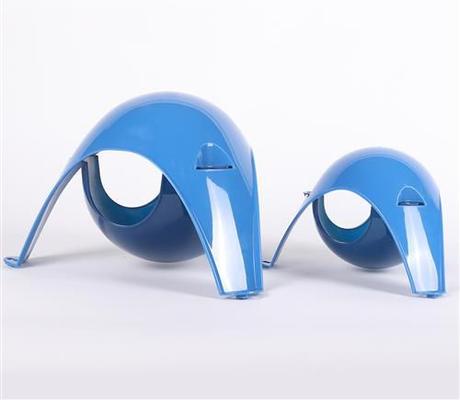 Show full view: Exotic Nutrition Nap Nook Small Pet Hideout, Blue, Large slide 3 of 6